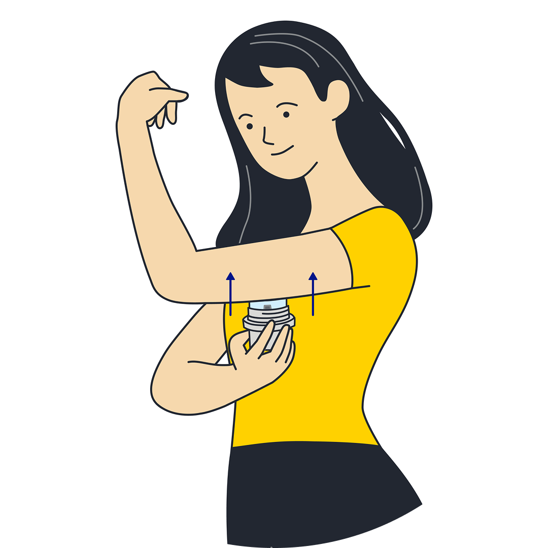  FreeStyle Libre 2 reader showing a glucose reading
