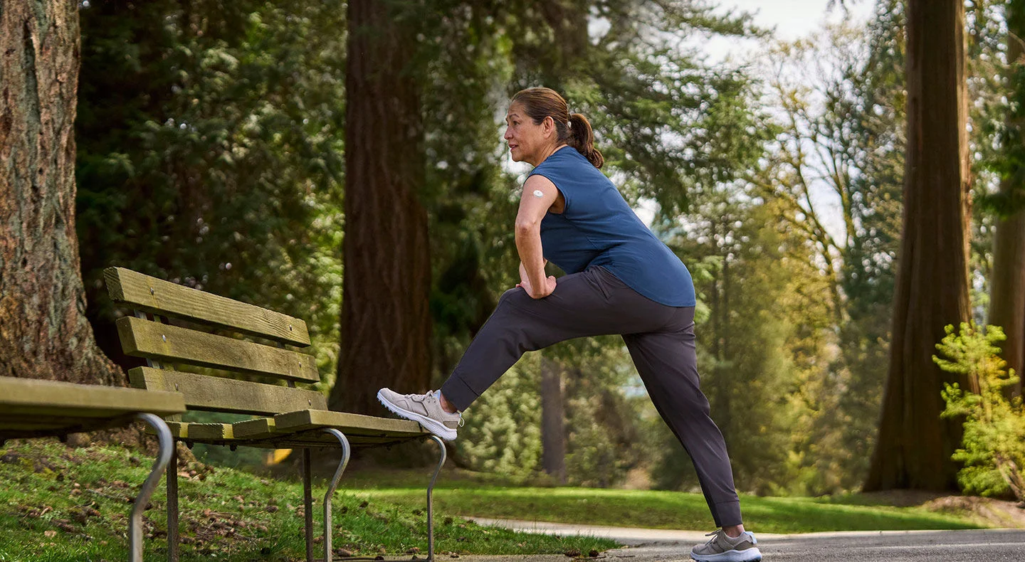 Mujer realizando actividad fisica