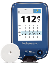 FreeStyle Libre 2 Plus sensor with reader