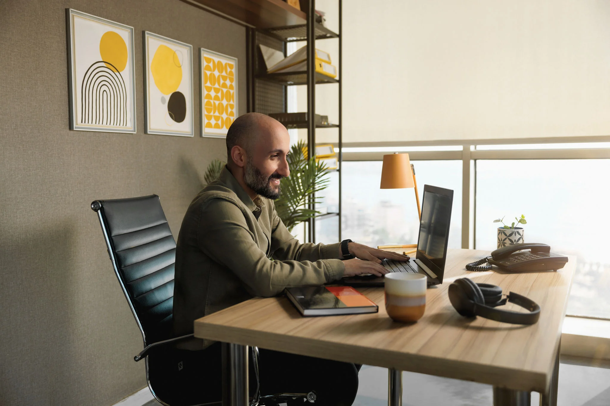 Women working on compute