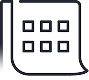Icon of a calendar, representing scheduled tracking.