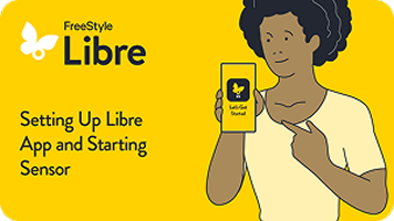 How to start your sensor and set up the Libre app video