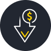 Cost and coverage icon