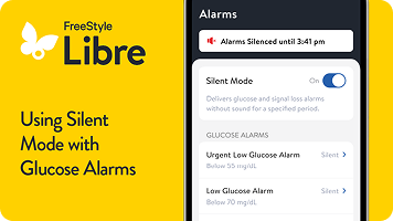 How to customize alarms in the Libre app video