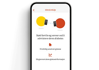 LibreLinkUp-app, støtte til at dele glukosedata