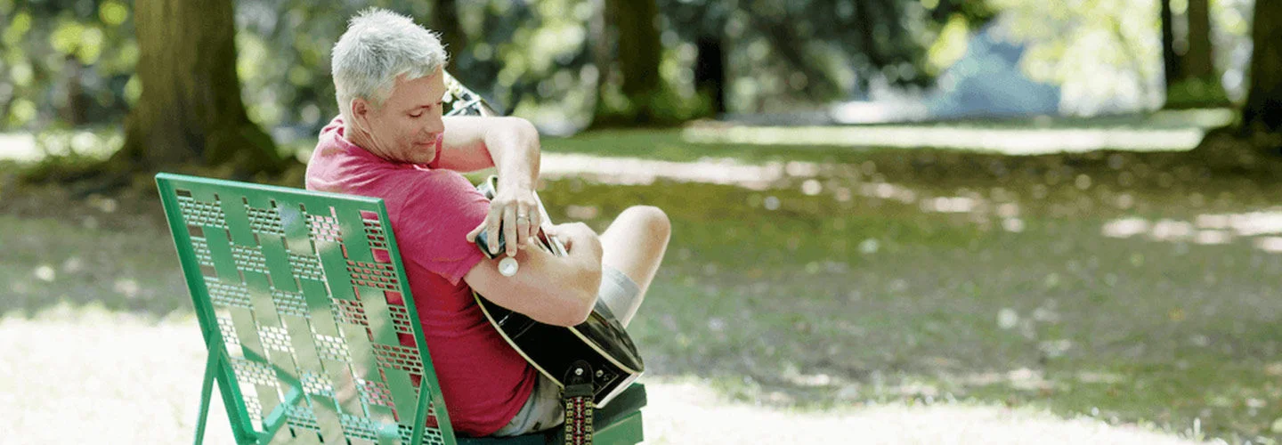 Man scanning his FreeStyle Libre sensor on his arm