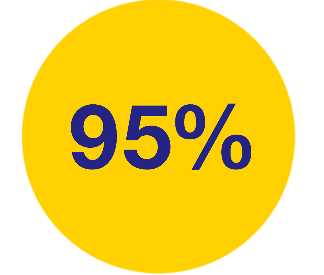95%