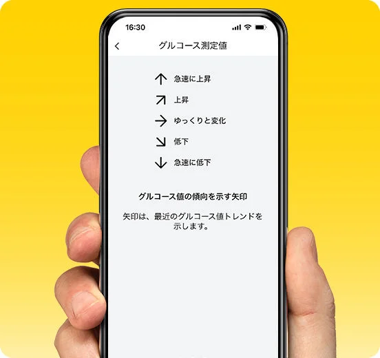 FreeStyleリブレLinkは血糖変動がわかるスマートフォンアプリです。手軽にデータ管理や連携が可能で、患者さんの糖尿病自己管理をサポートします。