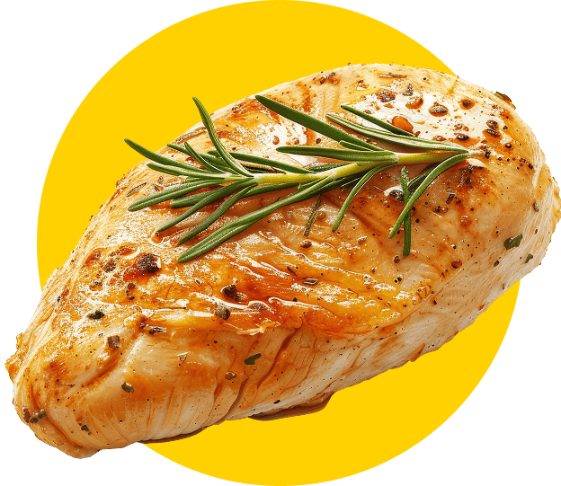 Pollo a la parrilla, fuente de proteína ideal para consumir antes de los carbohidratos