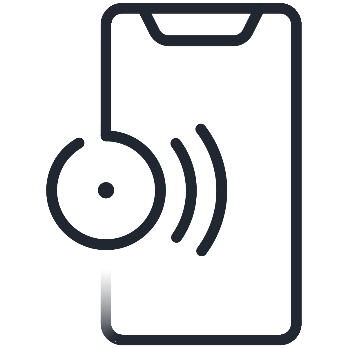 FreeStyle Libre 2 sensor with phone app icon