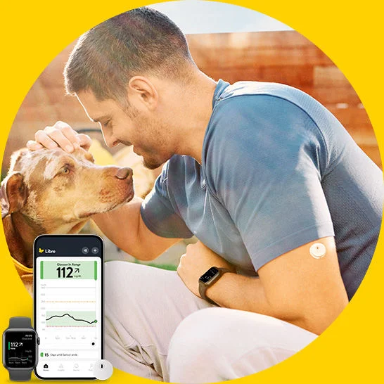 Libre app on smartwatch and smartphone