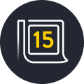15 days icon