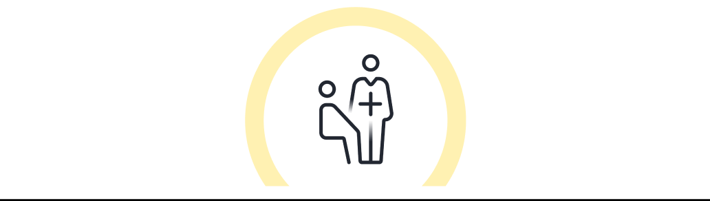 A woman wearing a sensor showing her glucose data on her phone with her husband.