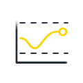 Measuring progress icon
