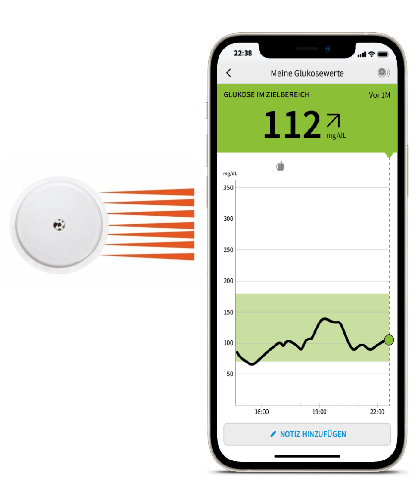 Sensor und FreeStyle LibreLink App