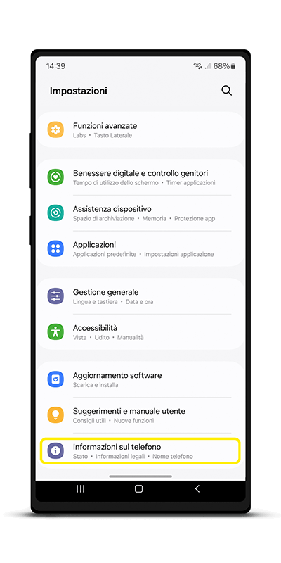 Android Impostazioni