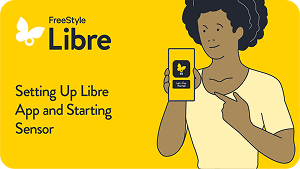 How to start your sensor and set up the Libre app video