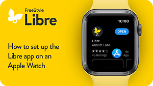 Video on how to set up the Libre app on an Apple Watch