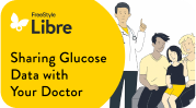 Share glucose data with your healthcare provider using LibreView