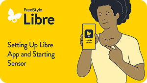Setting up the Libre app and starting the sensor
