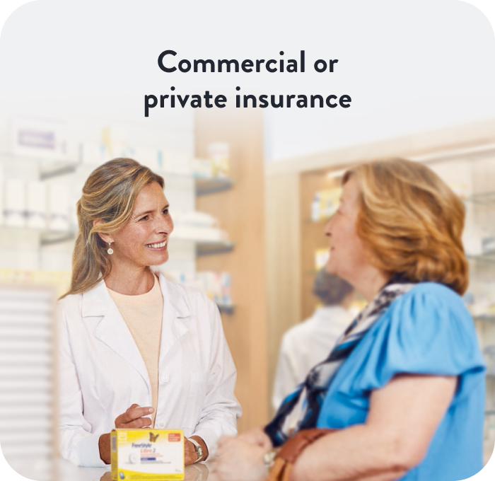 Commercial or private insurance