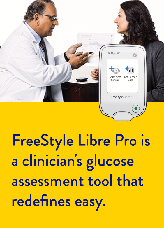 FreeStyle Libre Pro is a clinician's glucose assessment tool that redefines easy