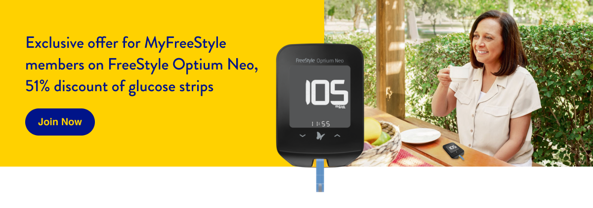 Exclusive offer for MyFreeStyle members on FreeStyle Optium Neo