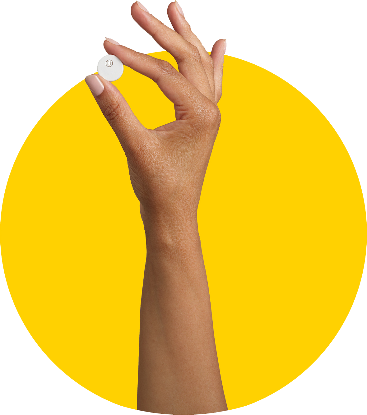 Woman with FSL3 sensor