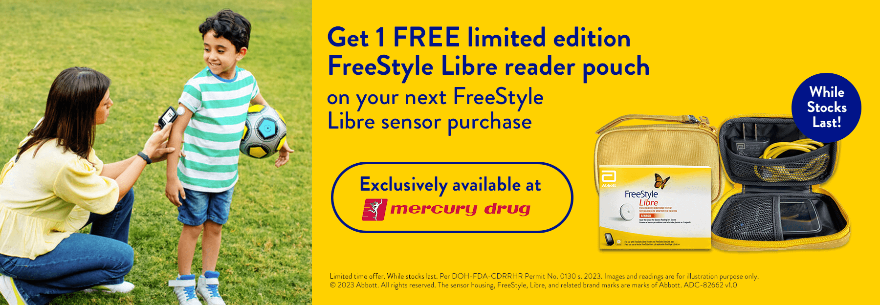 Get 1 FREE limited edition FreeStyle Libre reader pouch