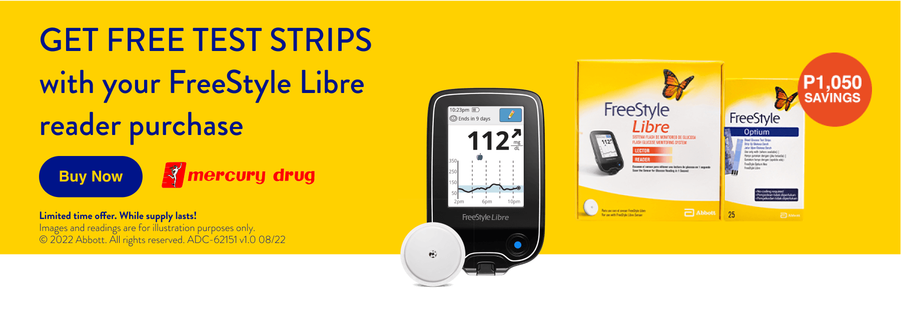 Get Free test strips with your FreeStyle Libre reader purchase