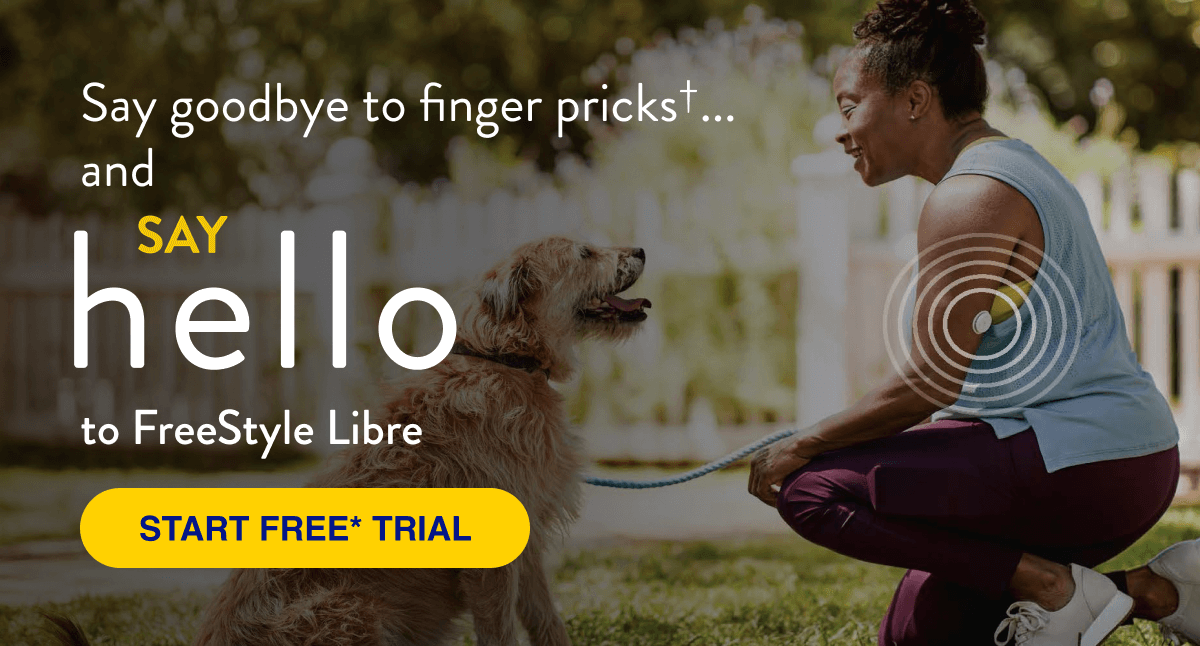 Say goodbye to finger pricks and say hello to FreeStyle Libre
