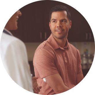 A FreeStyle Libre user with a healthcare professional