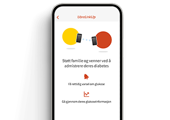 LibreLinkUp-app, støtte til at dele glukosedata