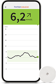 Telefon og sensor