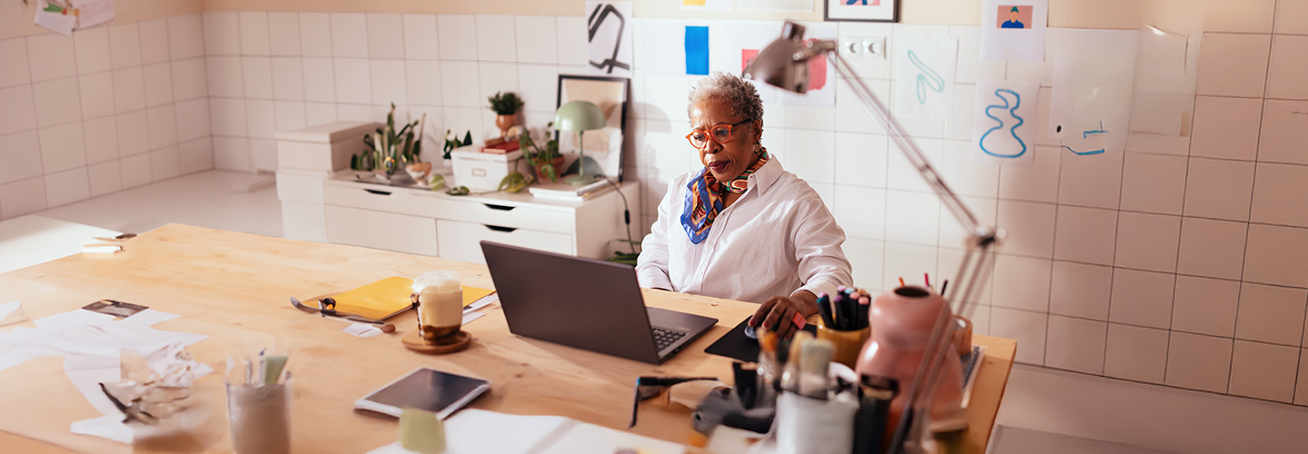 Women working on compute