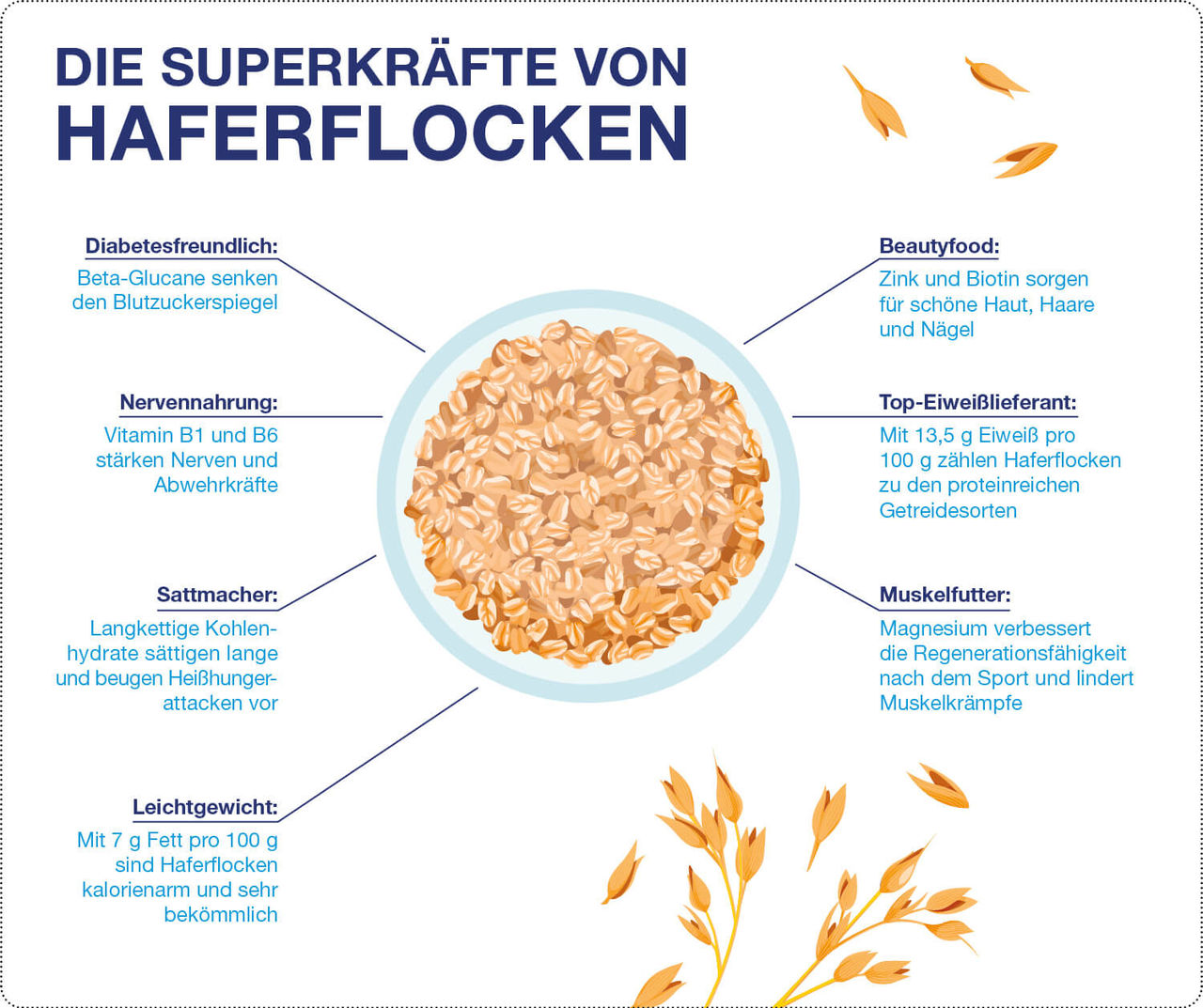 Die Superkräfte von Haferflocken