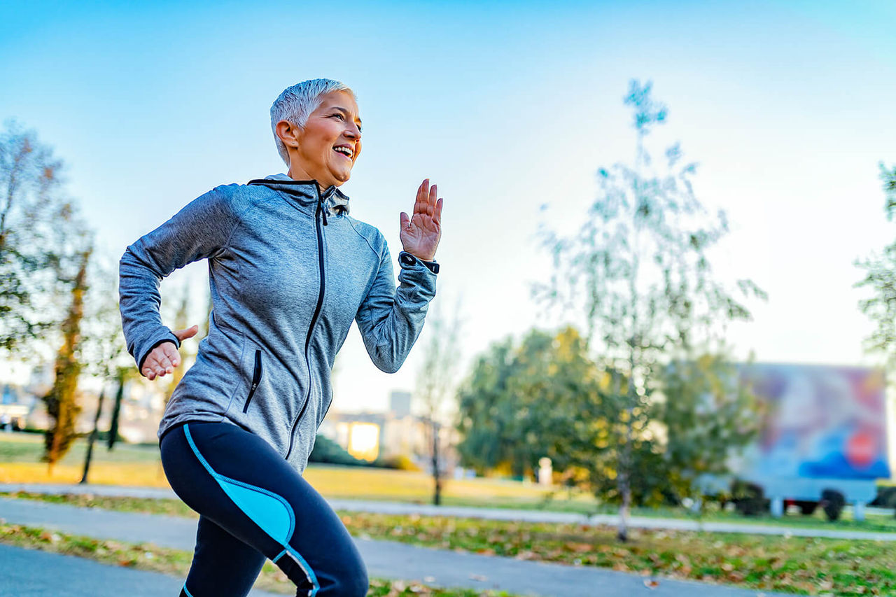 Frau beim Joggen