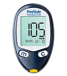 Medidor de glucosa FreeStyle Freedom Lite