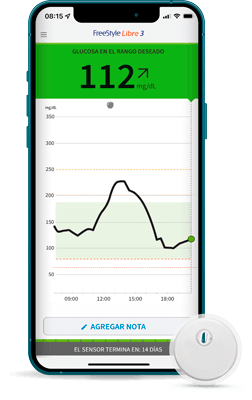 Aplicación para movil FreeStyle Libre 3