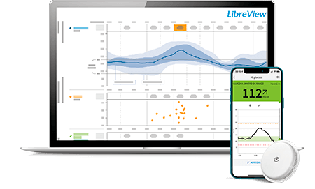 Pantalla con LibreView