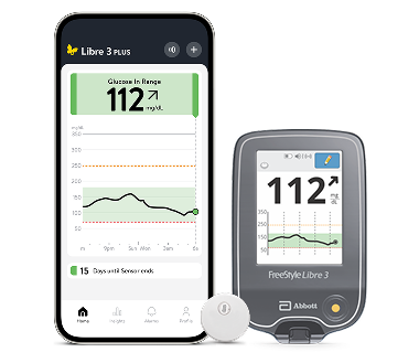 FreeStyle Libre 3 app, sensor, and reader