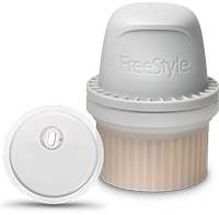 FreeStyle Libre 3 Plus sensor with sensor applicator
