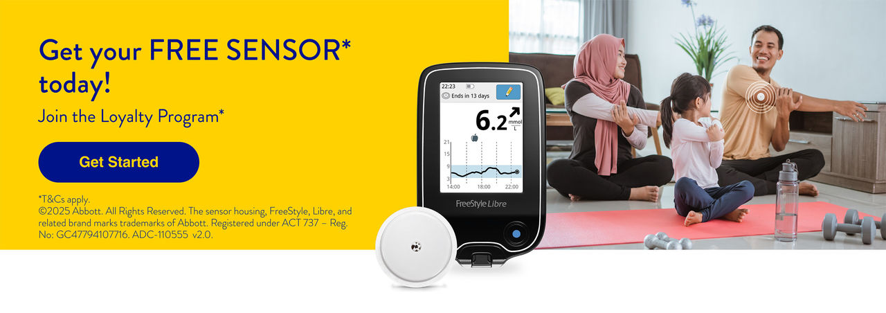 Get your FREE SENSOR today! 