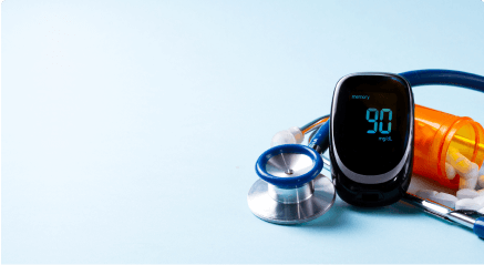 Ống nghe y tế và máy đo đường huyết