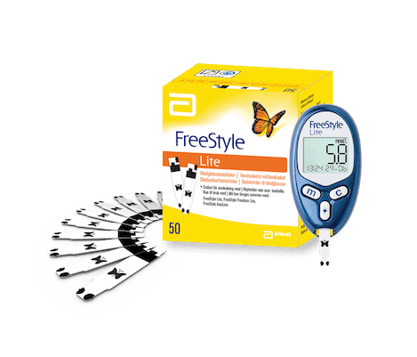 Testiliuskat ja FreeStyle Lite -verensokerimittari