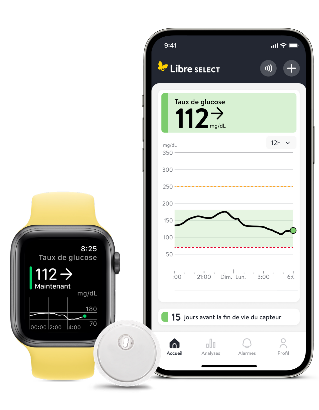 Technologie FreeStyle Libre Sensor