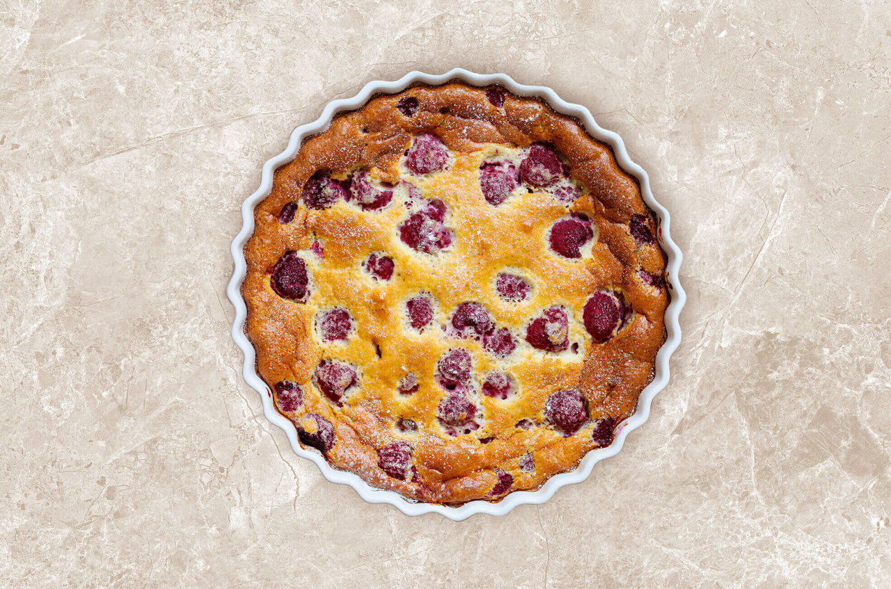 Gâteau amande framboise