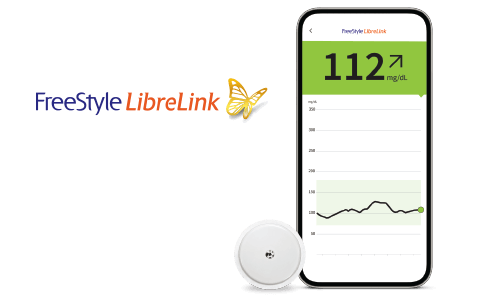 Εφαρμογή κινητού FreeStyle LibreLink και αισθητήρας FreeStyle Libre 2 Plus