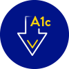 HbA1c illustration icon