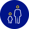 Child & Adult illustration icon